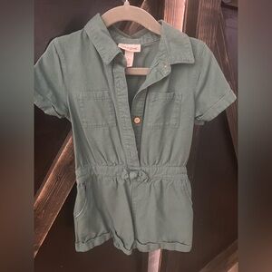 Cat & Jack Green Jumpsuit Elastic Waist